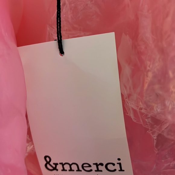 New Pink Puffer Crop Jacket - Picture 7 of 8